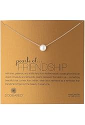 Dogeared "Pearls of . . . Friendship" Freshwater Cultured Pearl Necklace, 18.75"