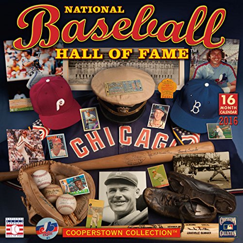 Baseball Hall of Fame 2016 Wall Calendar (Coppertowns Collection)