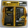 DeWalt DW1956 Pilot Point Twist Drill Bit Assortment, 16-Piece