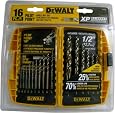 DEWALT DW1956 Pilot Point Twist Drill Bit Assortment, 16-Piece