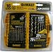 DeWalt DW1956 16 Piece Pilot Point Twist Drill Bit Assortment