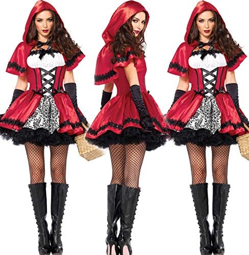 Nikki's Dressing Room Halloween Sexy Little Red Riding Hood Princess Cosplay