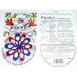 FlexEx 0001 Finger, Hand and Forearm Exerciser, Pack of 3