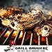 Grill Brush, Barbecue, Cleaning brush, Stainless Steel, Bristles Hardwired into a Triple-woven Frame Cleans Grime 3x Faster, Effective & Durable- Great on All Types of Grills, Weber, Weber Grills, Charcoal Grill, Charcoal,