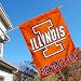 University of Illinois Fighting Illini House Flag