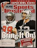 WARREN SAPP RICH GANNON SUPER BOWL 37 PREVIEW SPORTS ILLUSTRATED JANUARY 2003