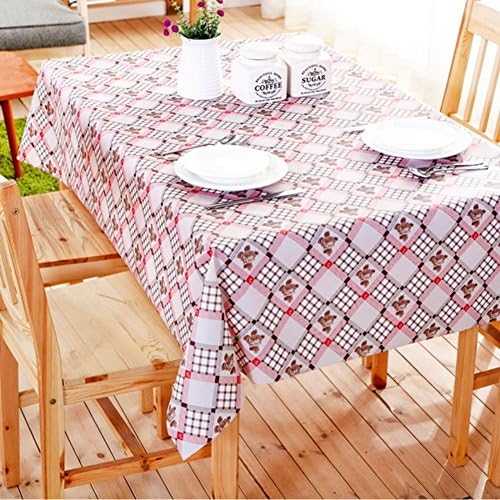 Wallpaper/Waterproof garden tablecloth/ table cloth/ table cloth/Water and oil proof heat-resistant tablecloth/ disposable tablecloths/European-style tablecloths-R 152x203cm(60x80inch)
