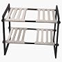 Range Kleen Small Under Sink Storage Shelves, 15 to 25-inches