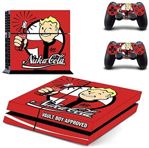 Xenoverse Vinyl Decal Protective Skin Cover Sticker for Sony PS4 Console And 2 Dualshock Controllers - Fallout 4:Nuka Cola