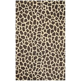 Giraffe Area Rug, 8'10x11'10, CHOCOLATE by Home Decorators Collection