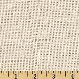 58 Wide Burlap Ivory Fabric By The Yard