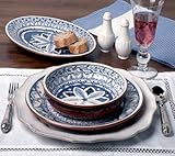 Casafina Alentejo Indigo Dinner Plate 11 Dia