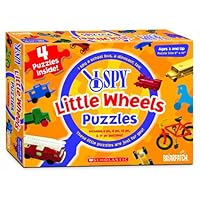 Briarpatch, I Spy 4 in 1 Little Wheels Puzzle, 8.00 x 2.00 x 11.00