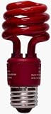 Keystore #0761388 WP 13W T2 RED Spiral Bulb