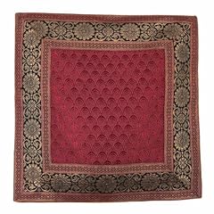 Handgewebte Seide Kissenh�llen aus Indien 41x41 Cms