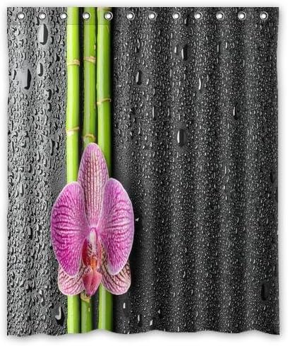 Singing bathroom Butterfly orchid dew custom Shower Curtain Bathroom decor fashion design 48"(W)x72"(H)