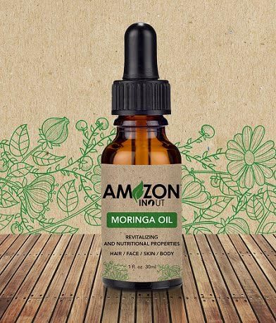 Amazon In Out MORINGA OIL 30ml/1oz | The MOST Nutrient rich oil from the world's greatest rain forrest