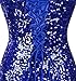 Angel-fashions Women's Mermaid Sleeveless Sequins Ruching Tulle Wedding Dress