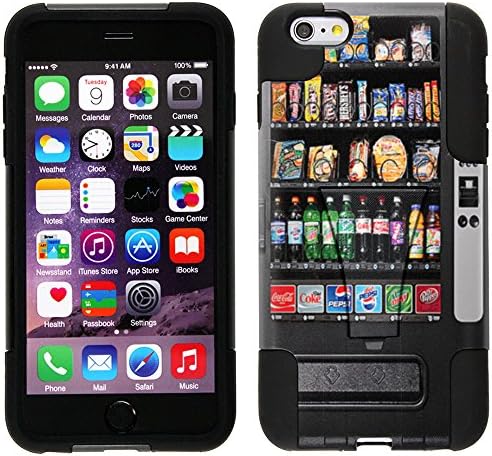 Trek Hybrid Stand Case Vending machine on Black for iPhone 6