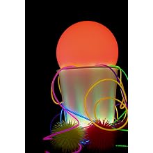 Fortune Products ELFW-5-2PK Electroluminescent Flash Wire, 5mm Diameter x 2 yd Length, Pink