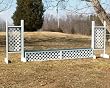 Lattice Panel Wall Wood Horse Jumps Set/2 10ft