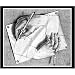 M.C. Escher Drawing Hands Dutch Artist Mousepad
