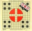 Black and Red Fluorescent Target NRA Blk/Fluor 100yd Crosshair/20