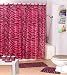 Shower Curtain Kids Jungle Safari Pink Zebra Design with Decorative Roller Rings/hooks