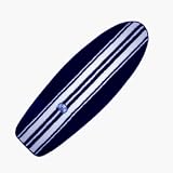 5' Navy Blue Classic Racing Stripe Surfboard Rug