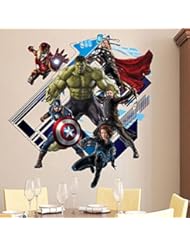 Home: wall decals quotes family making memories : Removable 3D The Avengers Kids Wallpaper Wall Sticker Decal Decor Mural Home Art - Thailand