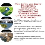 The Down and Dirty Promotion, Godfather Principles and eCommerce for Shower Doors On-line Businesses 3 CD Course book cover