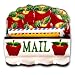 APPLE Ceramic MAIL Holder & KEY Hooks *NEW!*