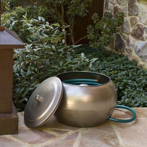 CobraCo Modern Steel Hose Holder and Lid Set Karan R. Vailker