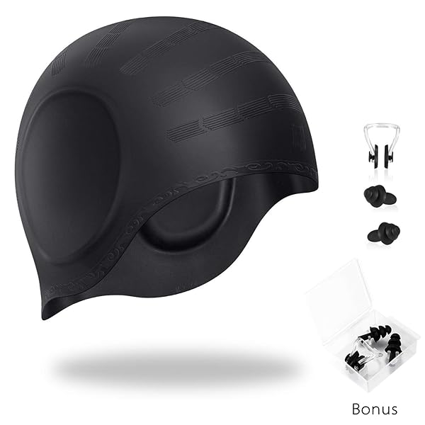 swim caps for black hair