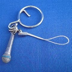 シュアー ベータ マイク キーホルダー (携帯ストラップ付き）  Shure Beta  Microphone Keychain