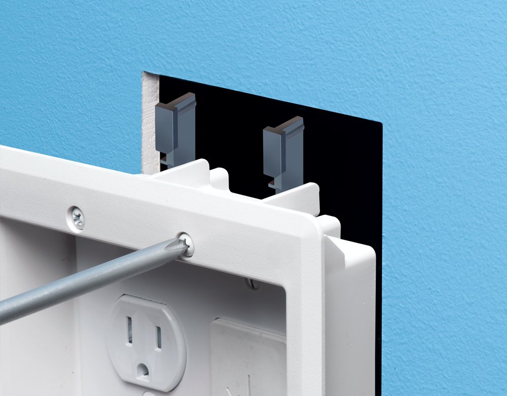 Arlington TVBRA2K-1 In-Wall Wiring Kit, Pre-Wired TV Bridge, 2 ...