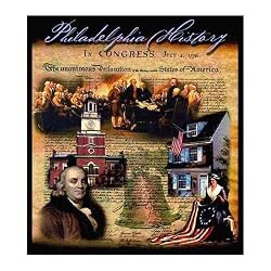 Philadelphia History Coverlet