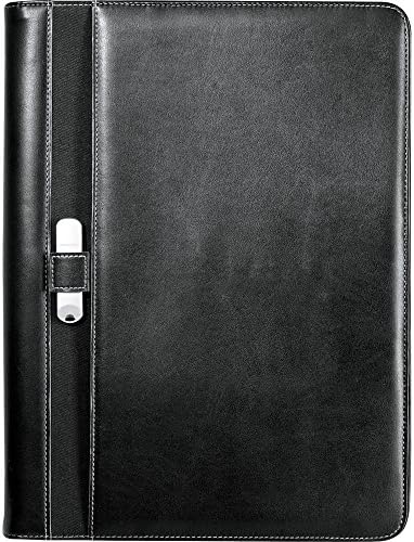 Stratford Zippered Padfolio Black Color