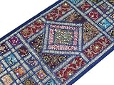 Kundan Beaded Wall Decorative Tapestry Hanging Throw