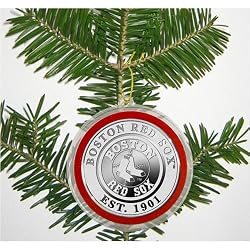 Boston Red Sox Silver Coin Ornament