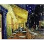 Magic Slice Non-Slip Flexible Cutting Board, Gourmet Size 12" x 15", Caf� Terrace at Night by Vincent Van Gogh