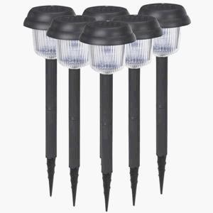 Childrens Toyshop  Tools & Hardware : Do it Best Imports ESL-03-2 Solar Tier Light 6 Pack