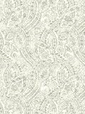 Wallpaper Key Ralph Lauren Shelter Island Bridgehampton Paisley Vintage Black LCW27012W