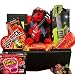 You Rock! Valentines Chocolate & Candy Gift Basket with Singing Teddy Bear "Wild Thing"