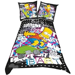 Belltex 429596 Bettw�sche Bart Simpson Graffiti 135 x 200 + 80 x 80 cm