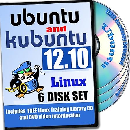 Ubuntu and Kubuntu Linux 12.10, 6-discs DVD Installation and Reference Set, Ed.2012