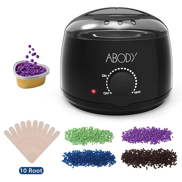Wax Warmer Abody Hair Removal Waxing Kit With 4 Bags Hard Wax
