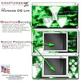 Nintendo DS Lite Radioactive Green WraptorSkinz TM Skin Kit by TuneTattooz TM