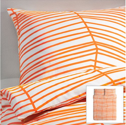 IKEA Odestrad Full Queen 3pc Duvet Quilt Cover Set
