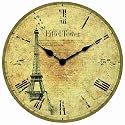 Eiffel Tower Wall Clock
